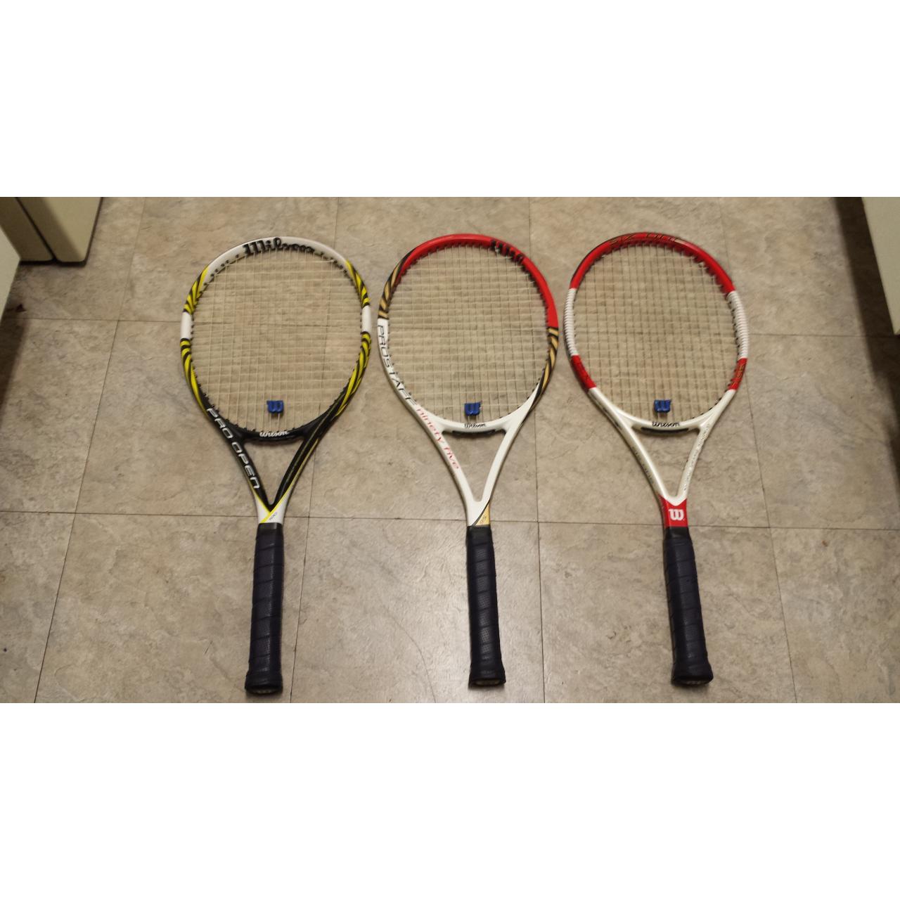 Tennis Racket Trader Selling Three Wilson Rackets