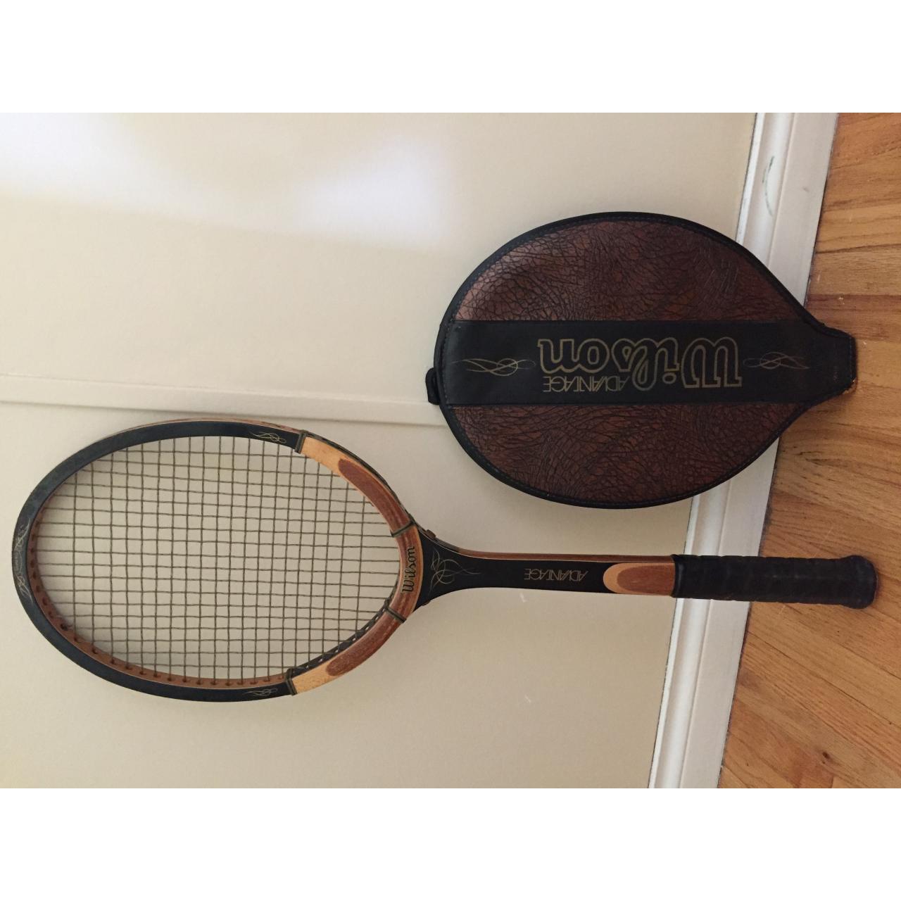 Tennis Racket Trader Wilson Advantage Wood Frame